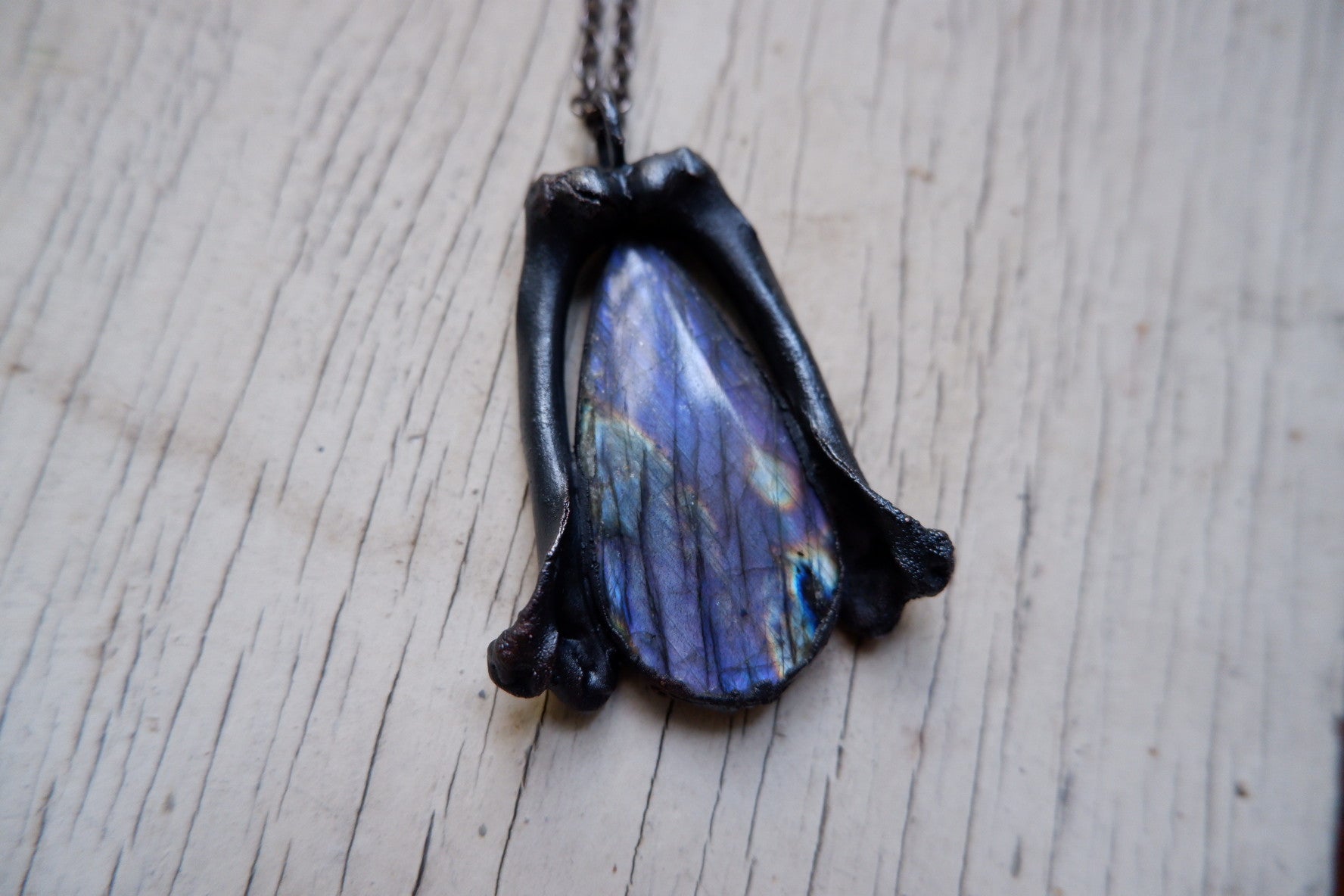 Purple Labradorite Pendant