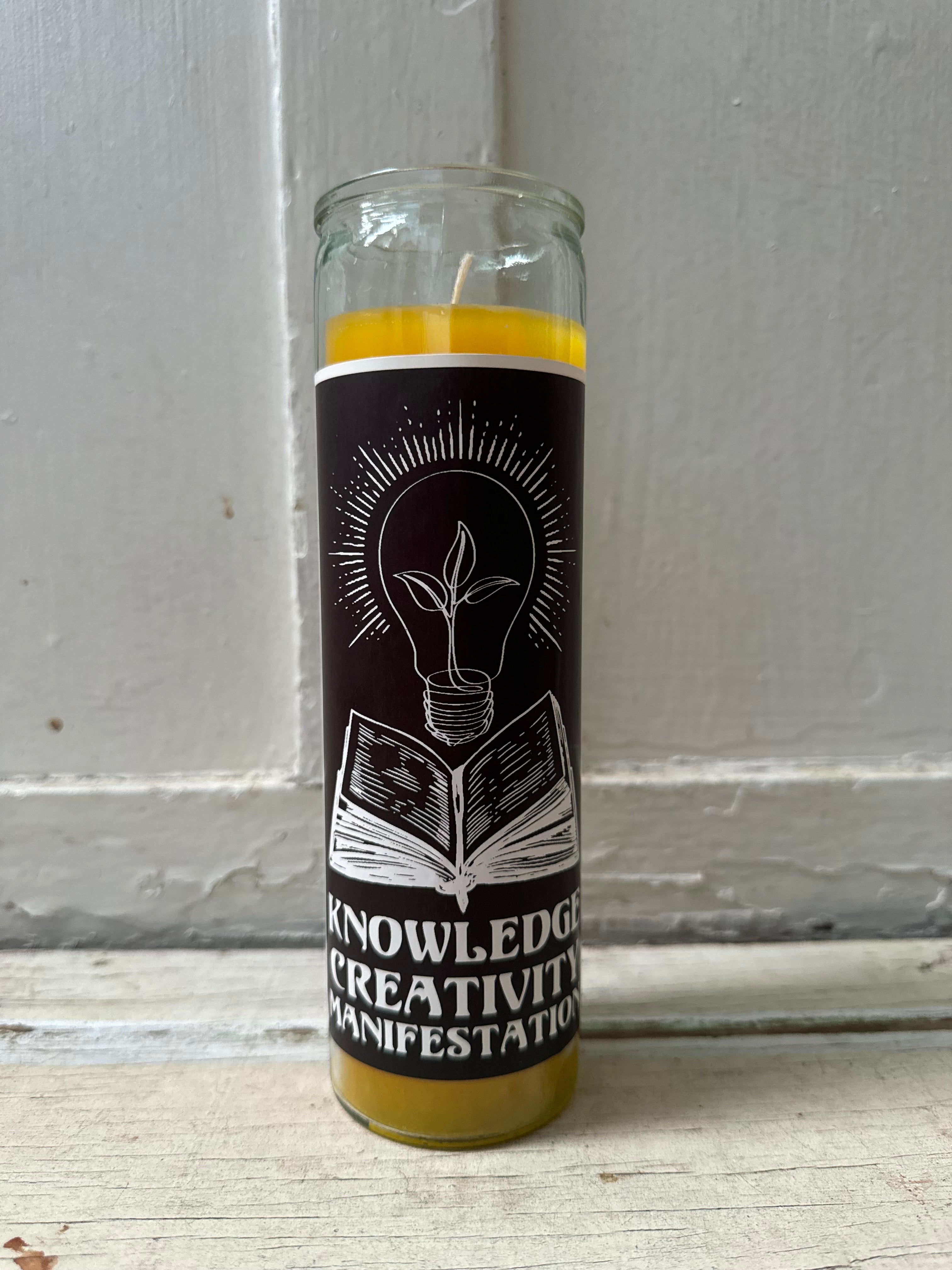 Knowledge, creativity, manifestation Candle