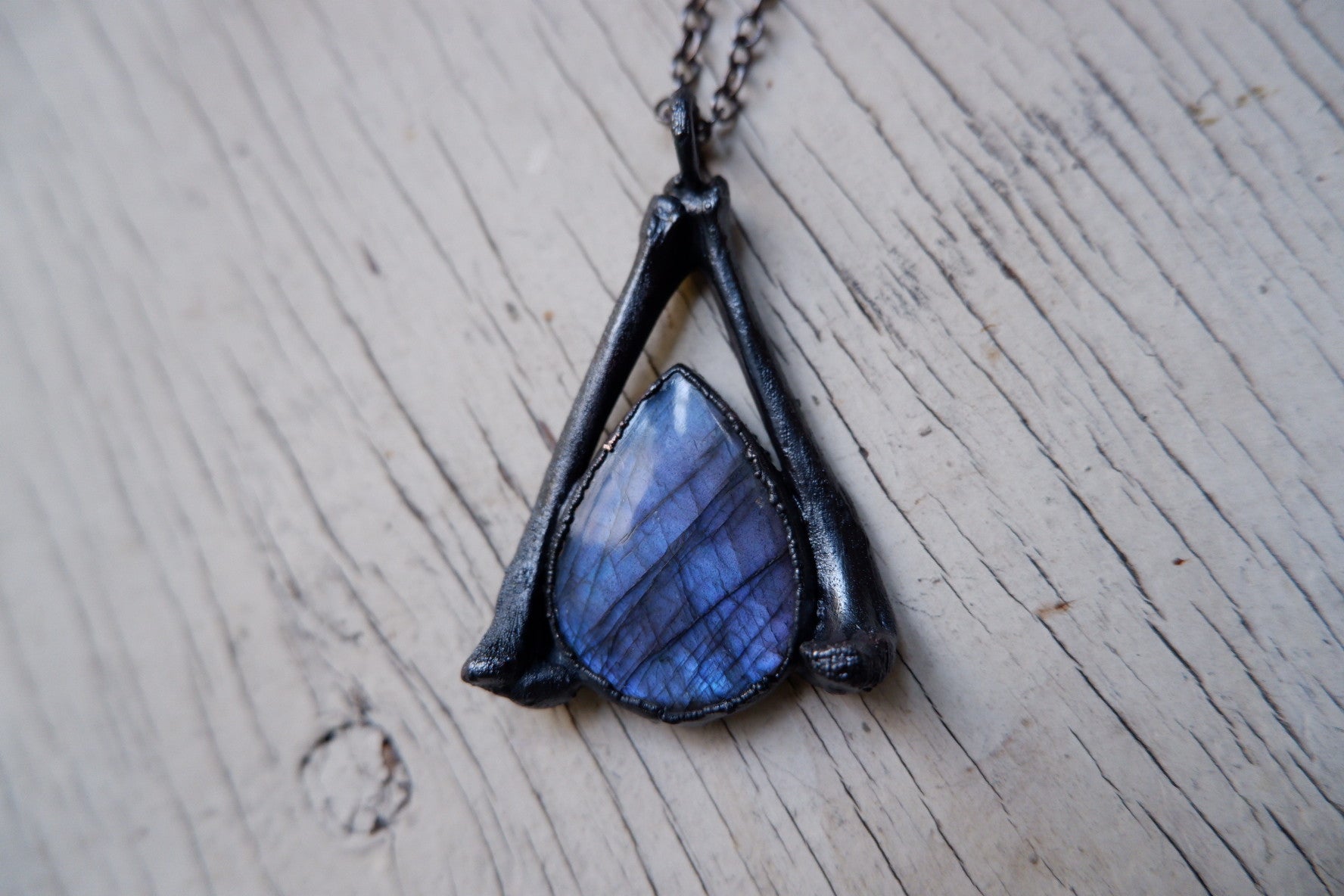 Purple Labradorite Pendant