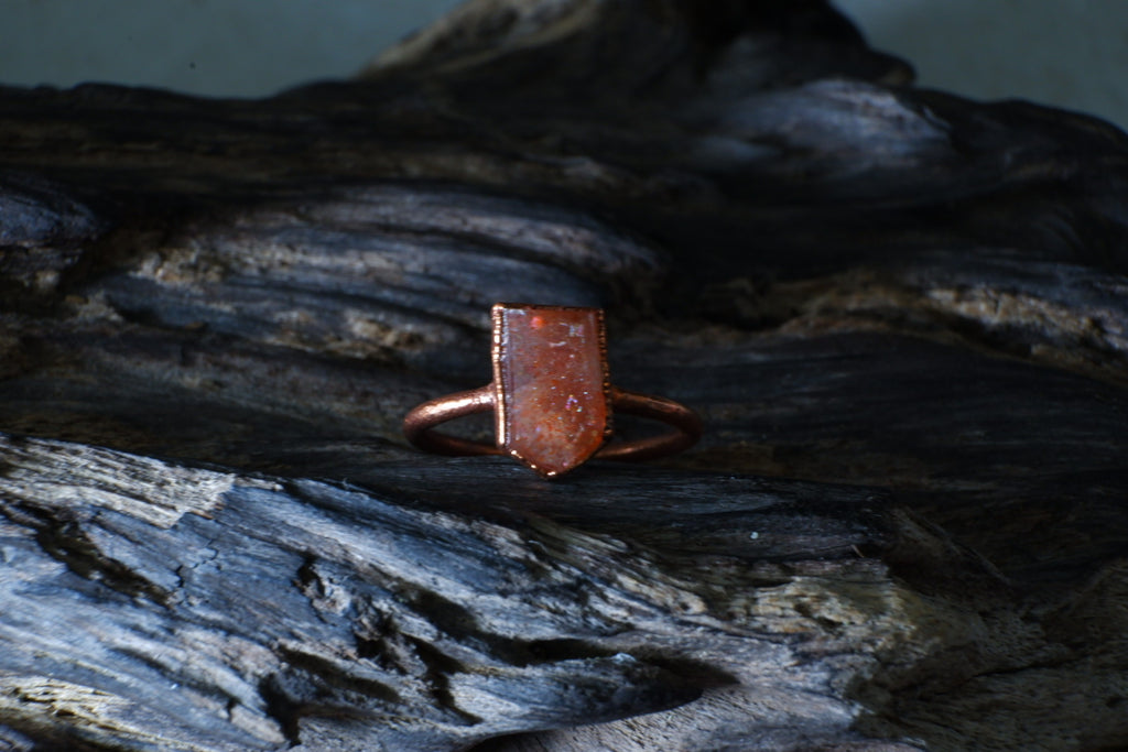 Sunstone Ring -Size 8