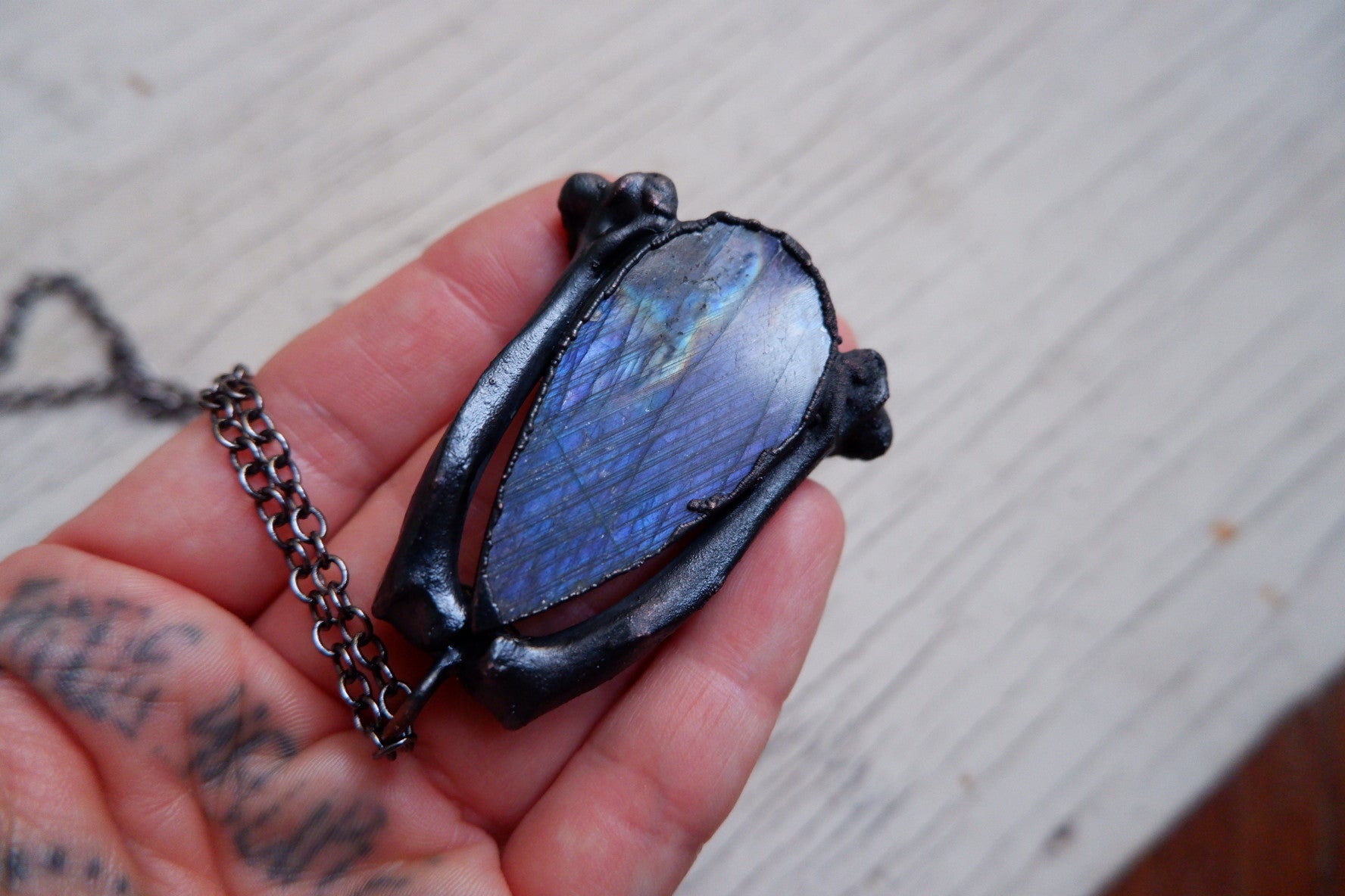 Purple Labradorite Pendant