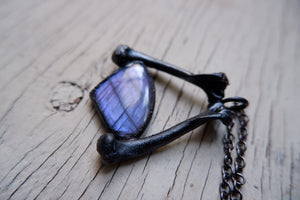 Purple Labradorite Pendant