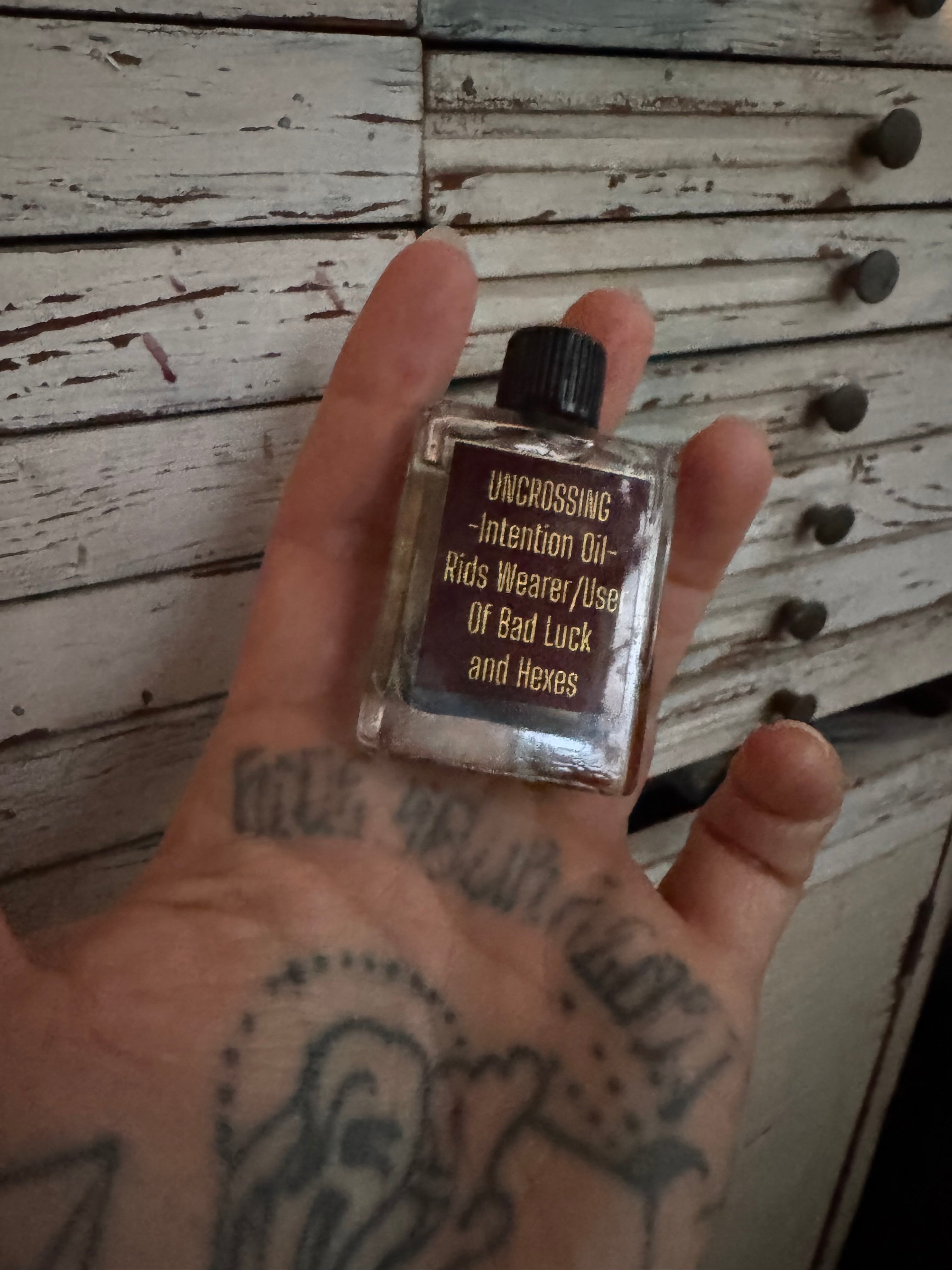 Uncrossing Ritual Intention Oil