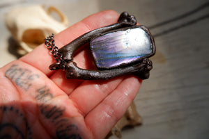 Purple Labradorite Pendant