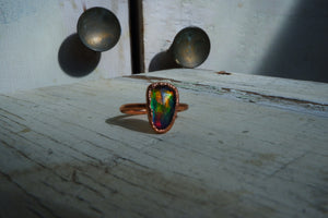 Dark Aura Opal Ring