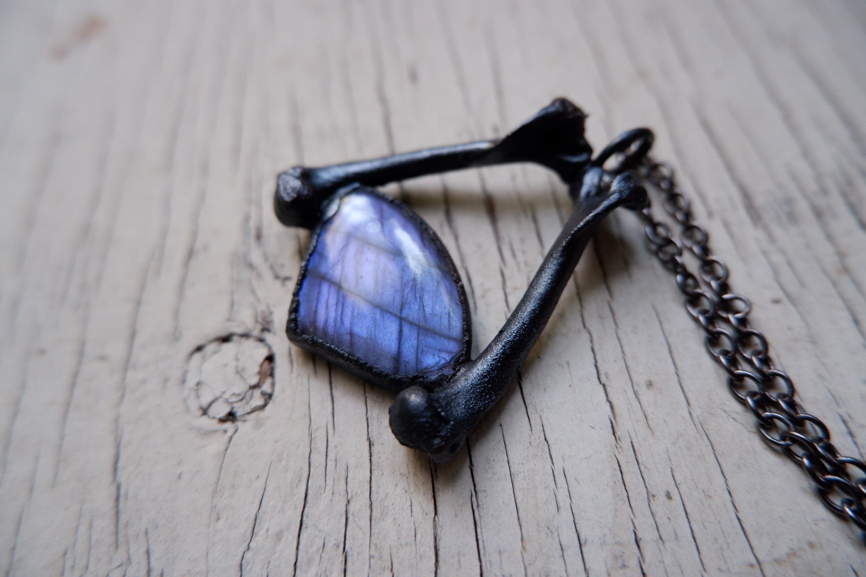 Purple Labradorite Pendant