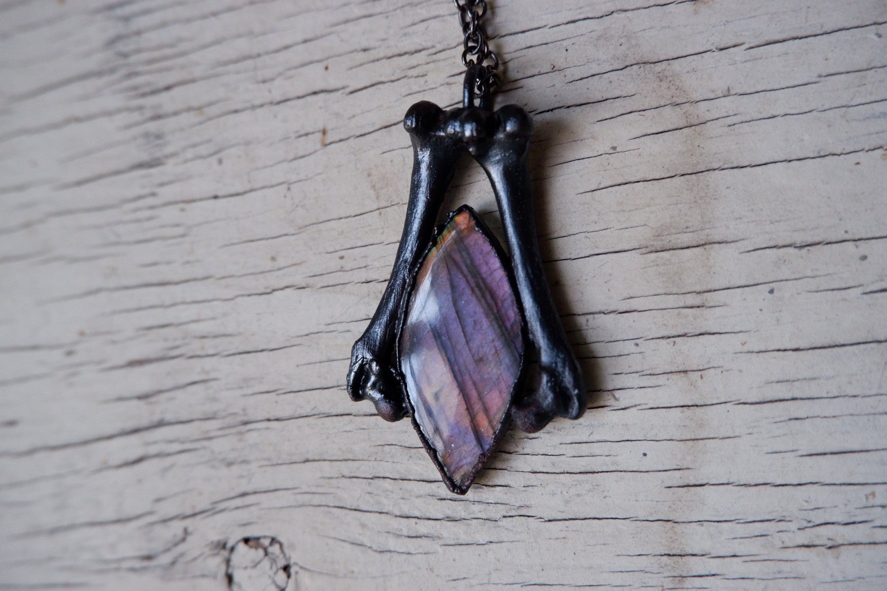 Purple Labradorite Pendant