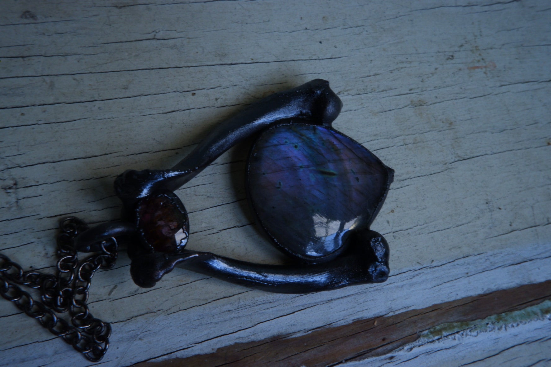 Purple Labradorite Pendant