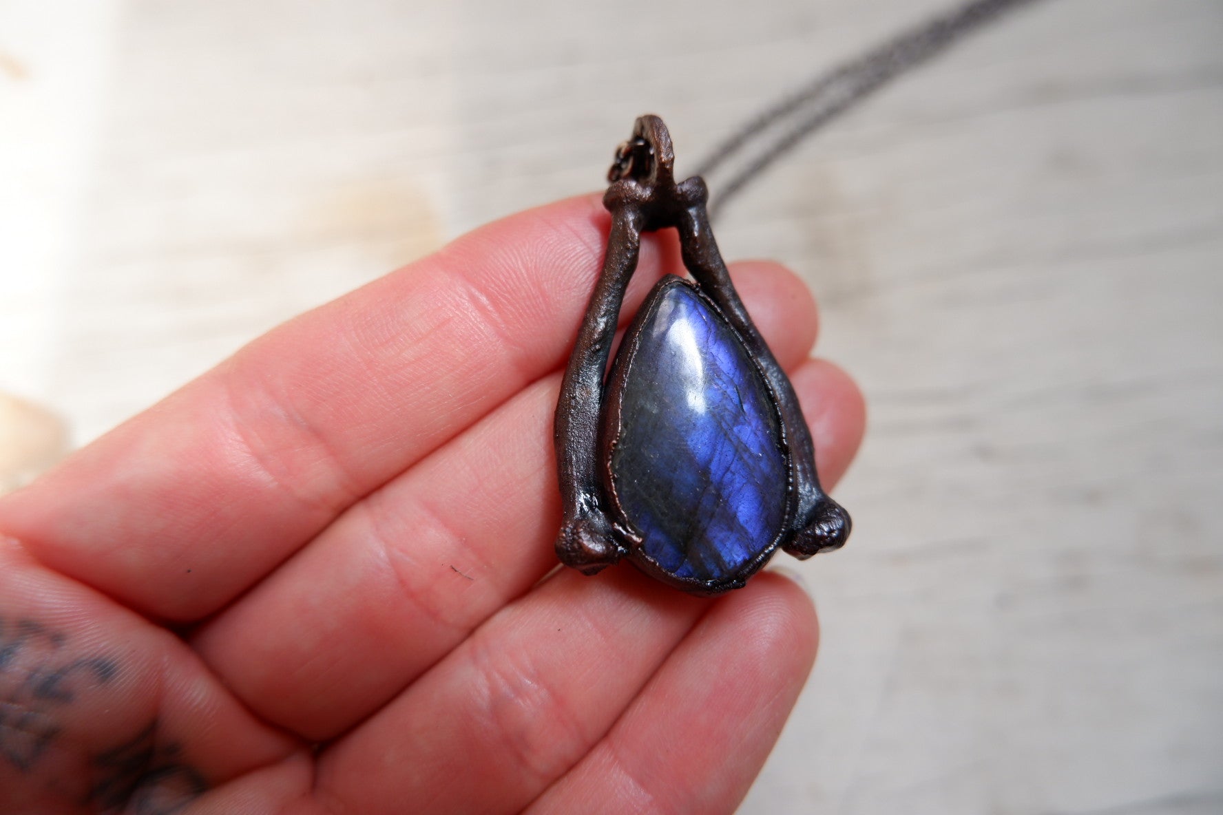 Purple Labradorite Pendant