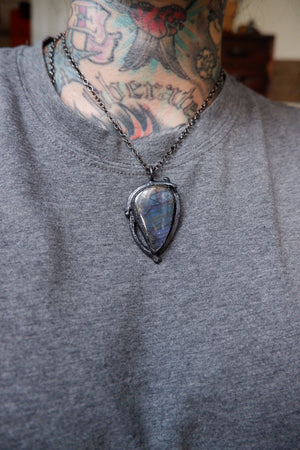 Purple Labradorite Pendant