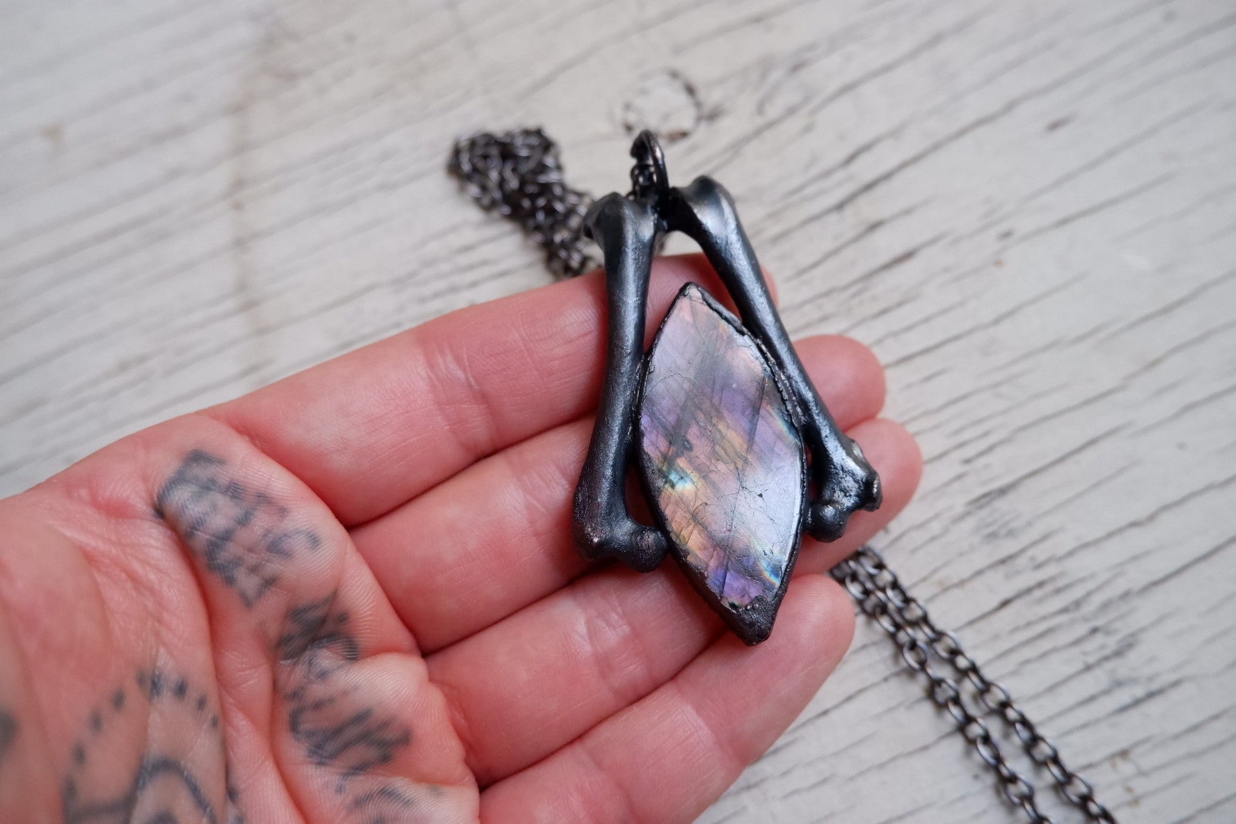 Purple Labradorite Pendant