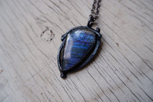 Purple Labradorite Pendant