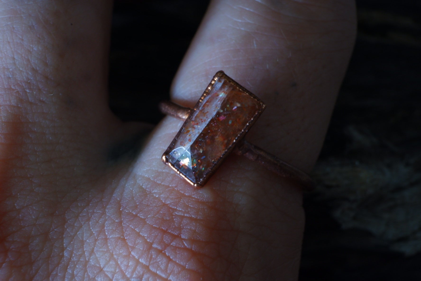 Sunstone Ring -Size 9.5