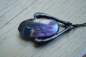 Purple Labradorite Pendant