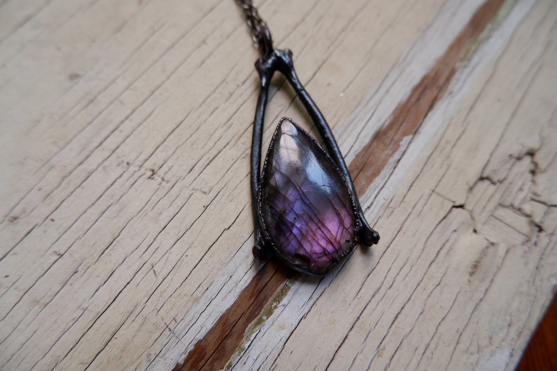 Purple Labradorite Pendant