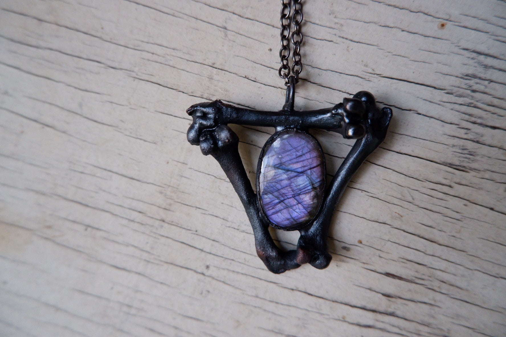 Purple Labradorite Pendant