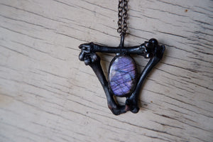 Purple Labradorite Pendant