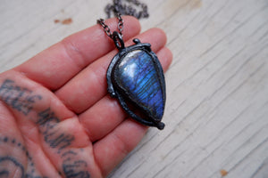 Purple Labradorite Pendant