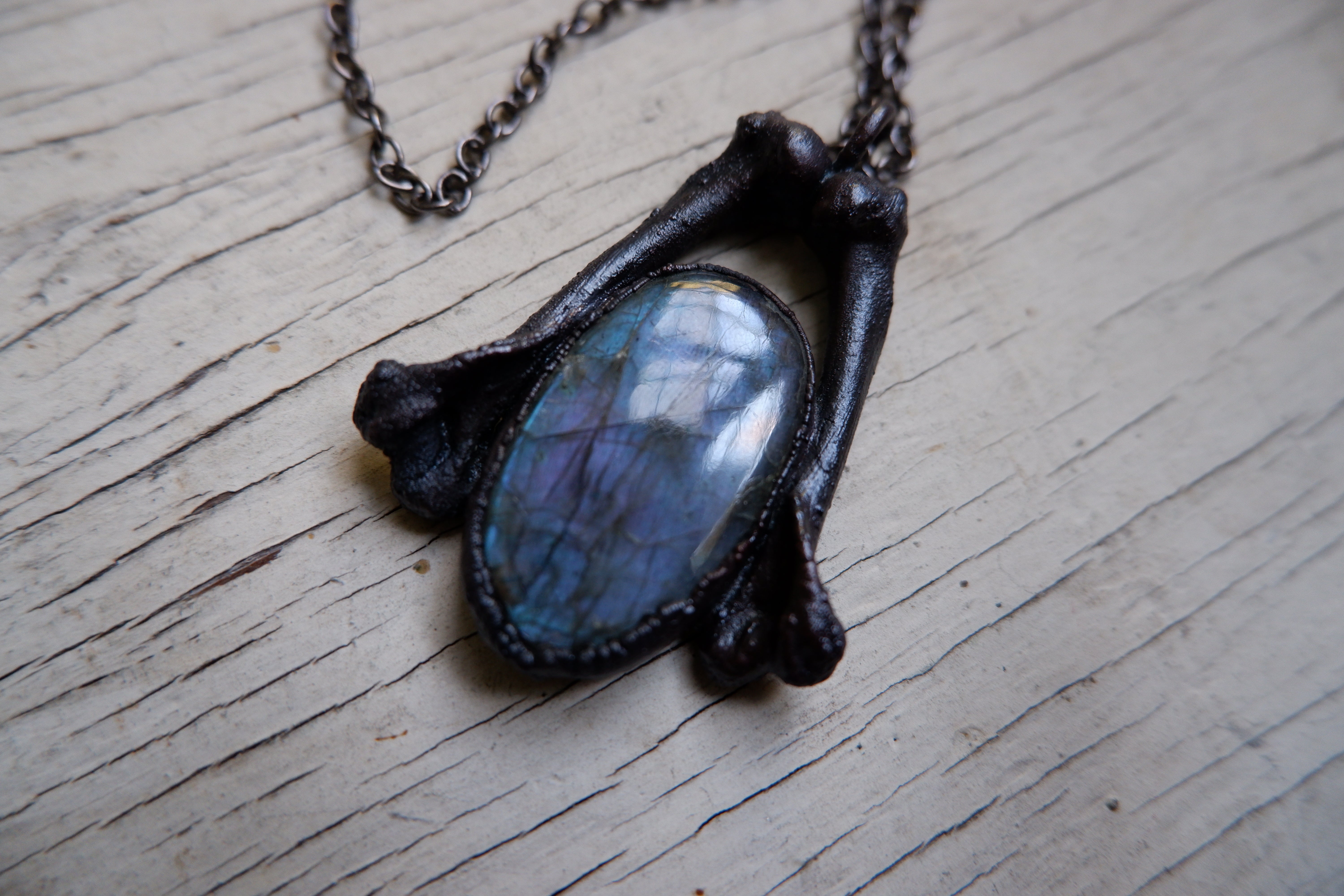 Purple Labradorite Pendant