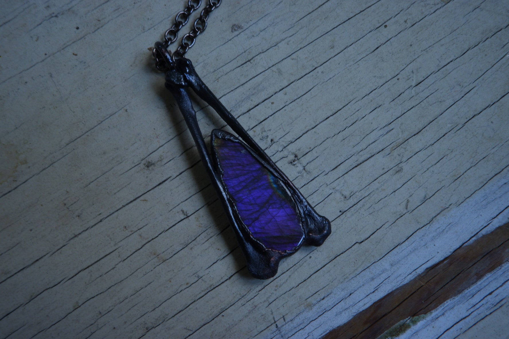 Purple Labradorite Pendant