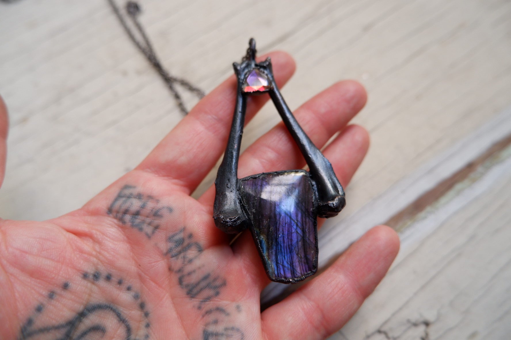 Purple Labradorite Pendant