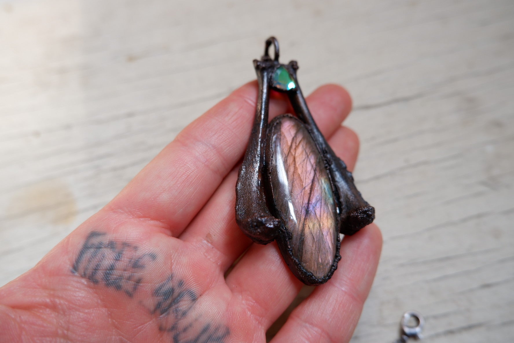 Purple Labradorite Pendant