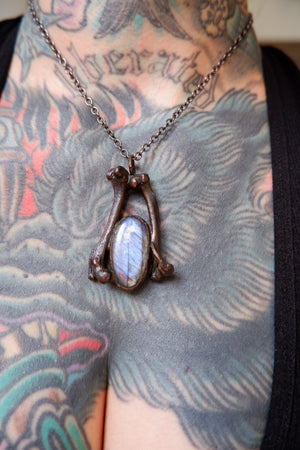 Purple Labradorite Pendant