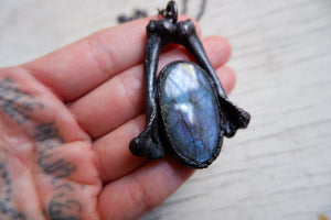 Purple Labradorite Pendant