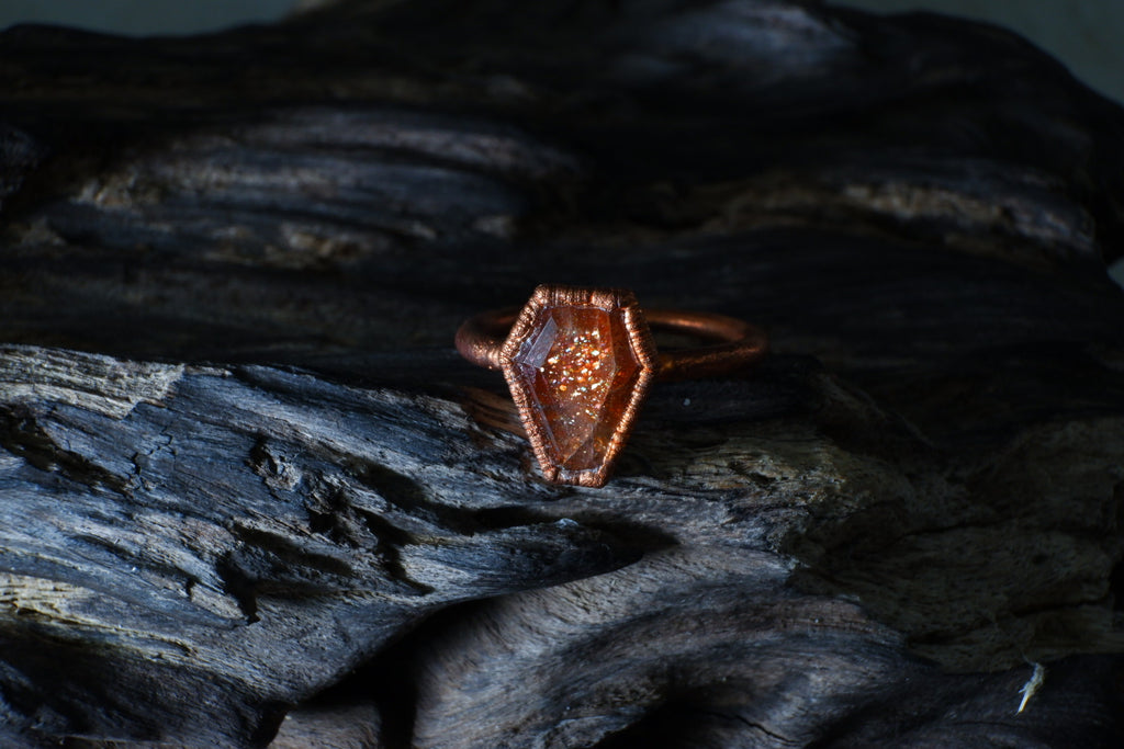 Sunstone Ring -Size 7.5