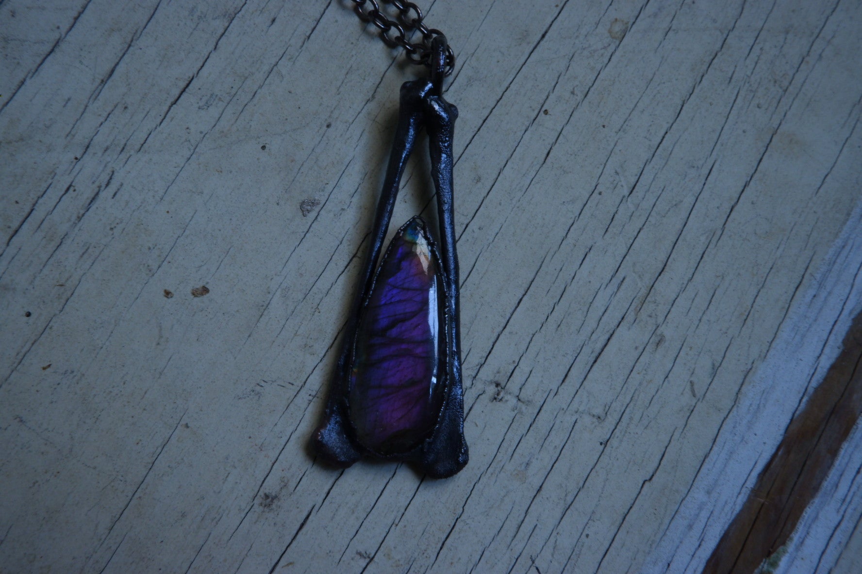 Purple Labradorite Pendant