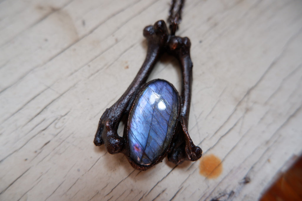 Purple Labradorite Pendant