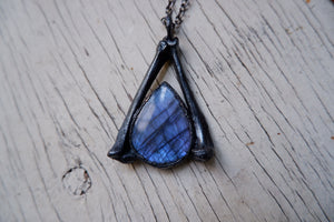 Purple Labradorite Pendant