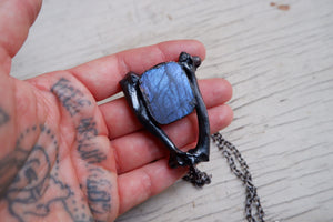 Purple Labradorite Pendant