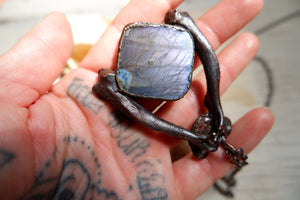 Purple Labradorite Pendant