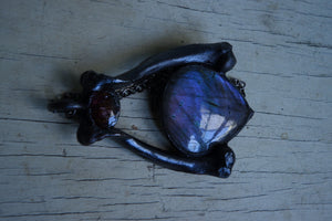 Purple Labradorite Pendant