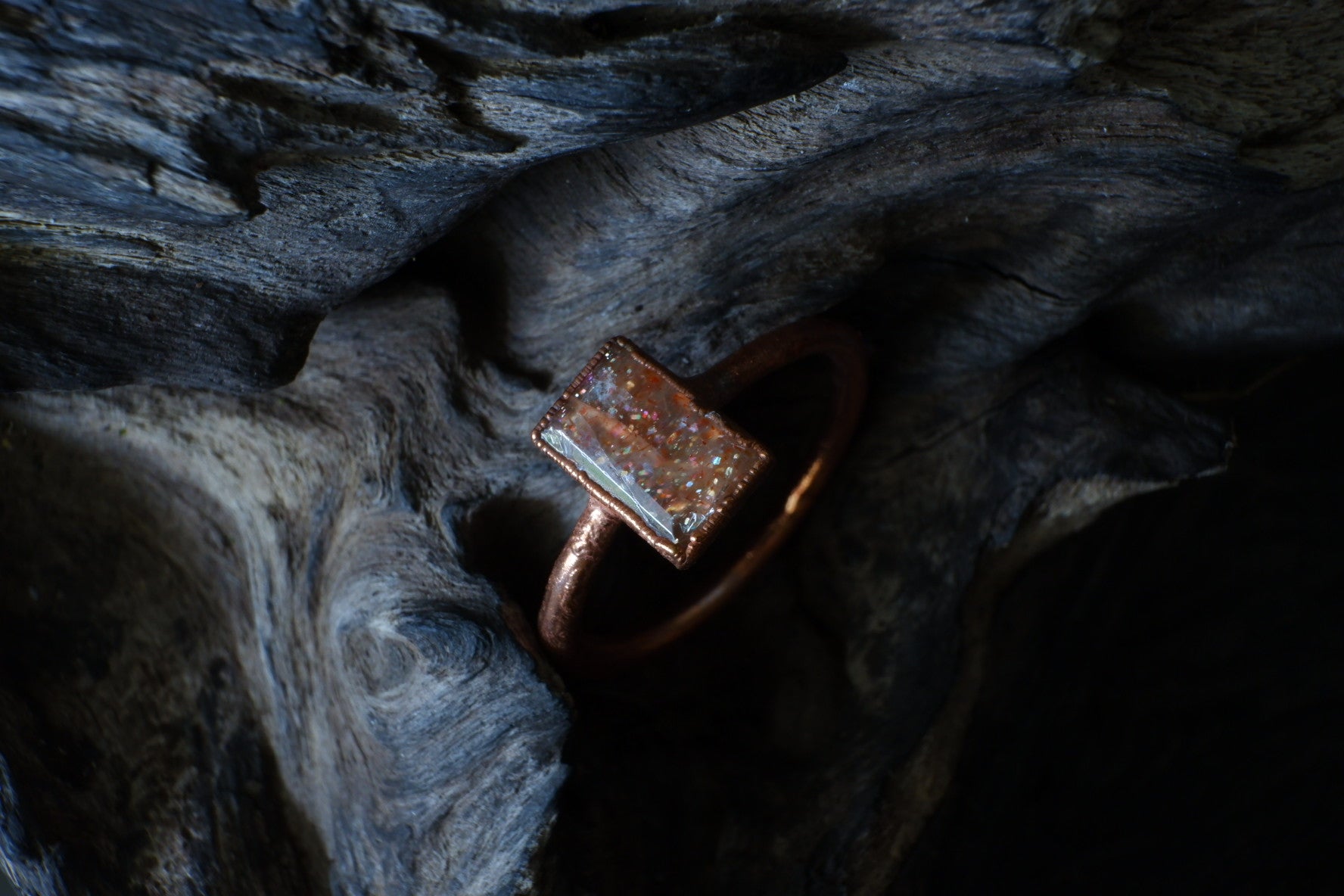 Sunstone Ring -Size 8