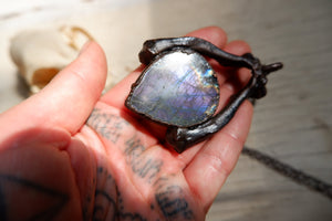 Purple Labradorite Pendant