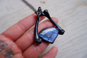 Purple Labradorite Pendant