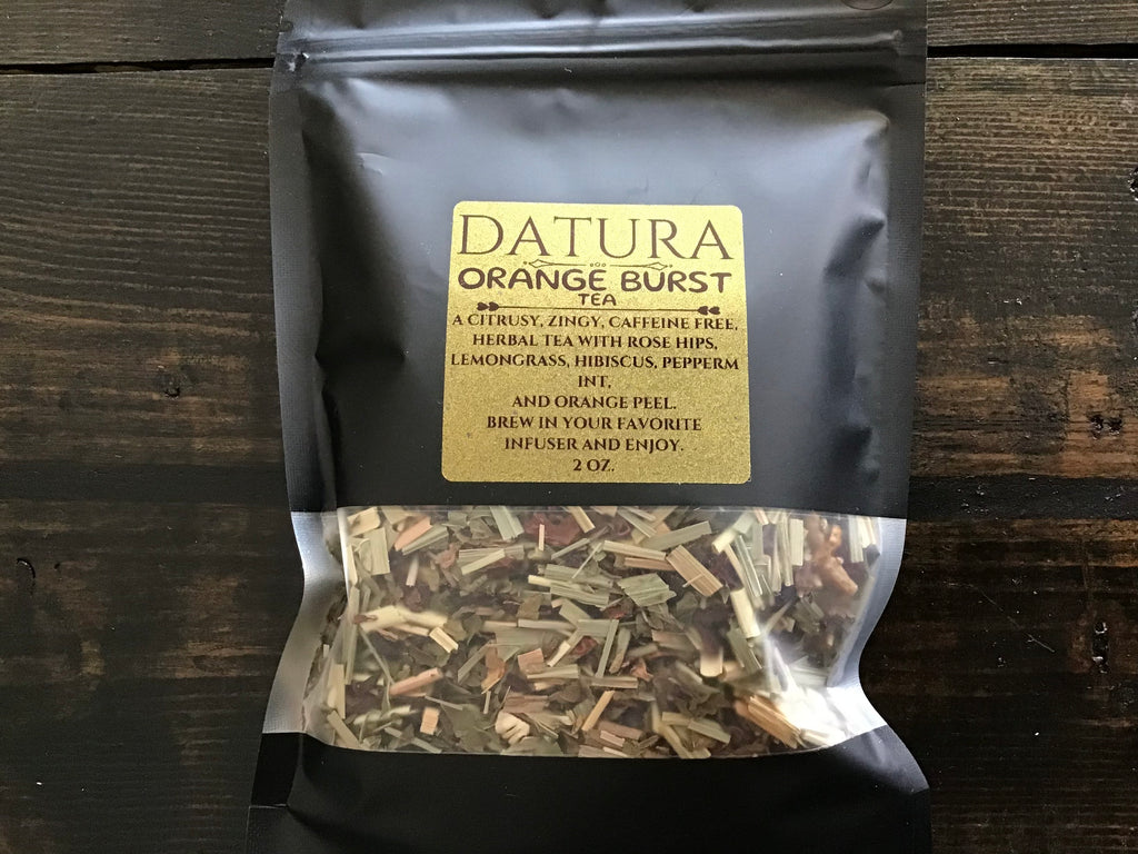 Orange Burst Herbal Tea Blend 2oz bag