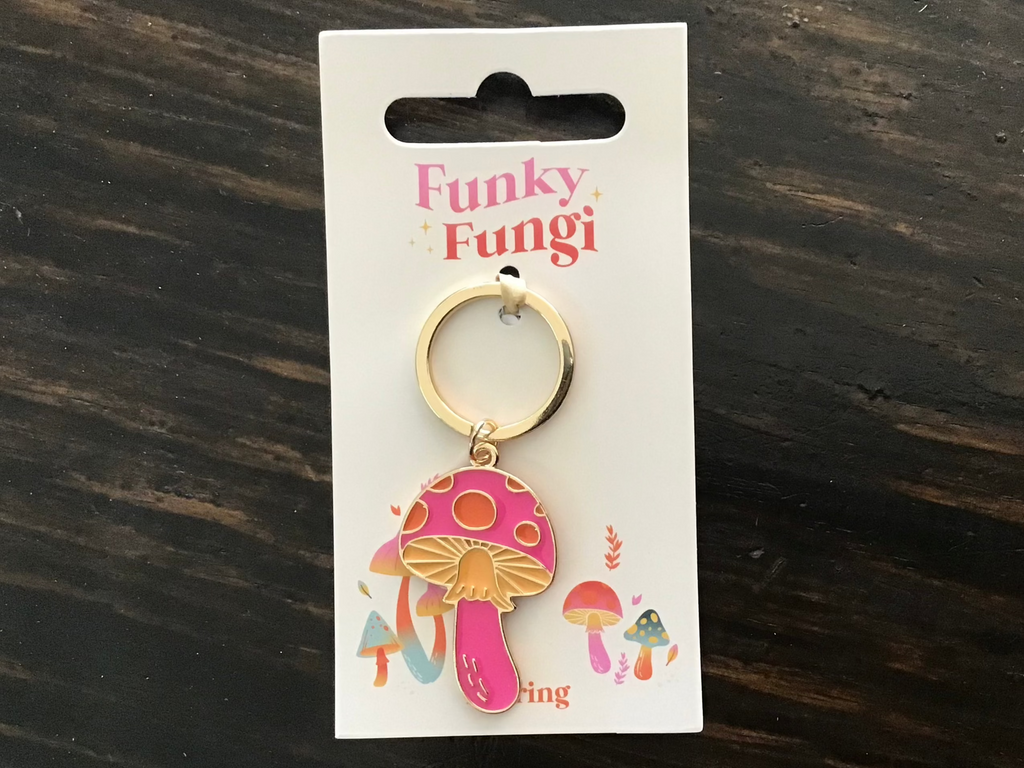 Funky Fungi Mushroom Keyring