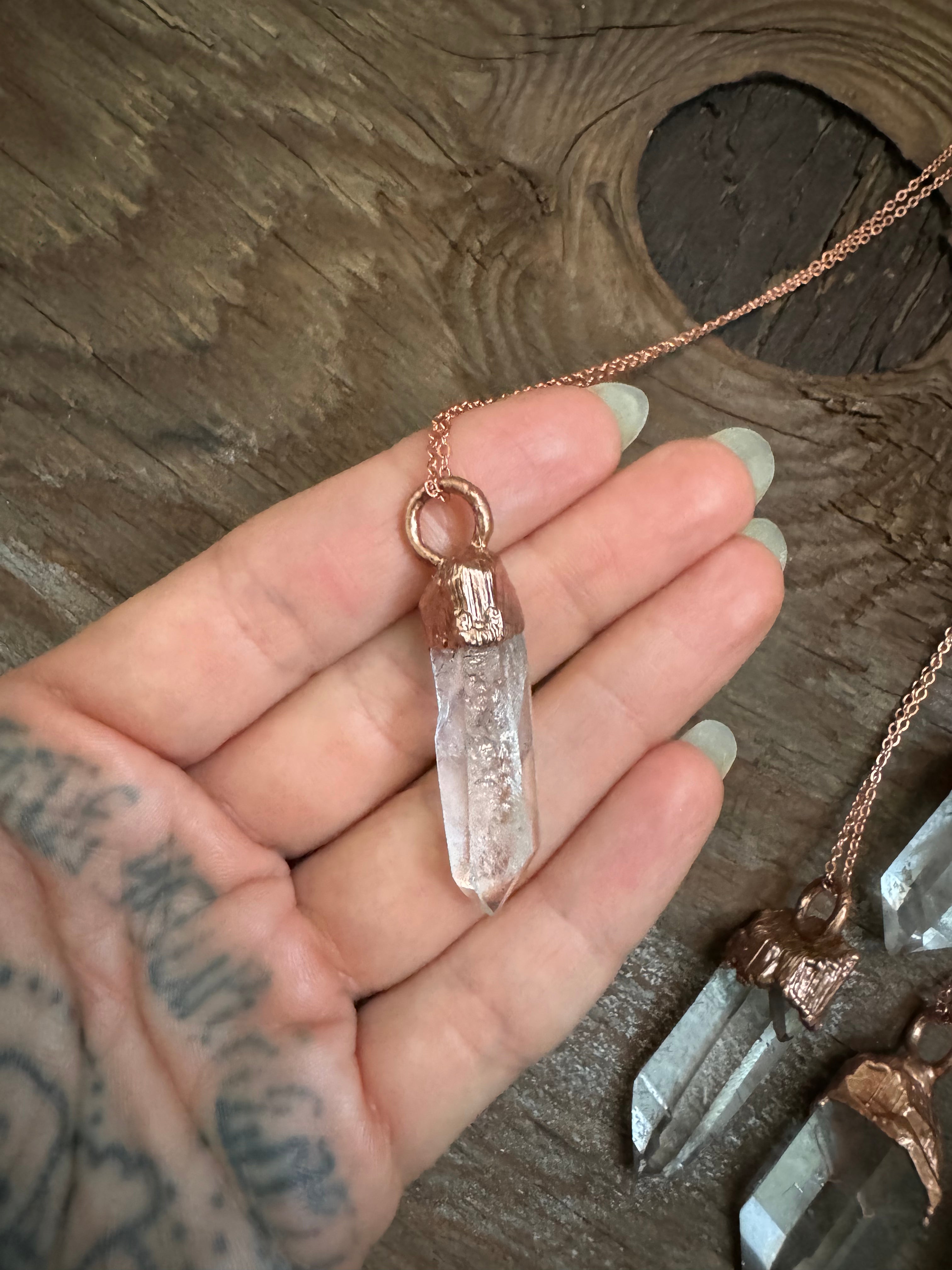 Etched Quartz Point