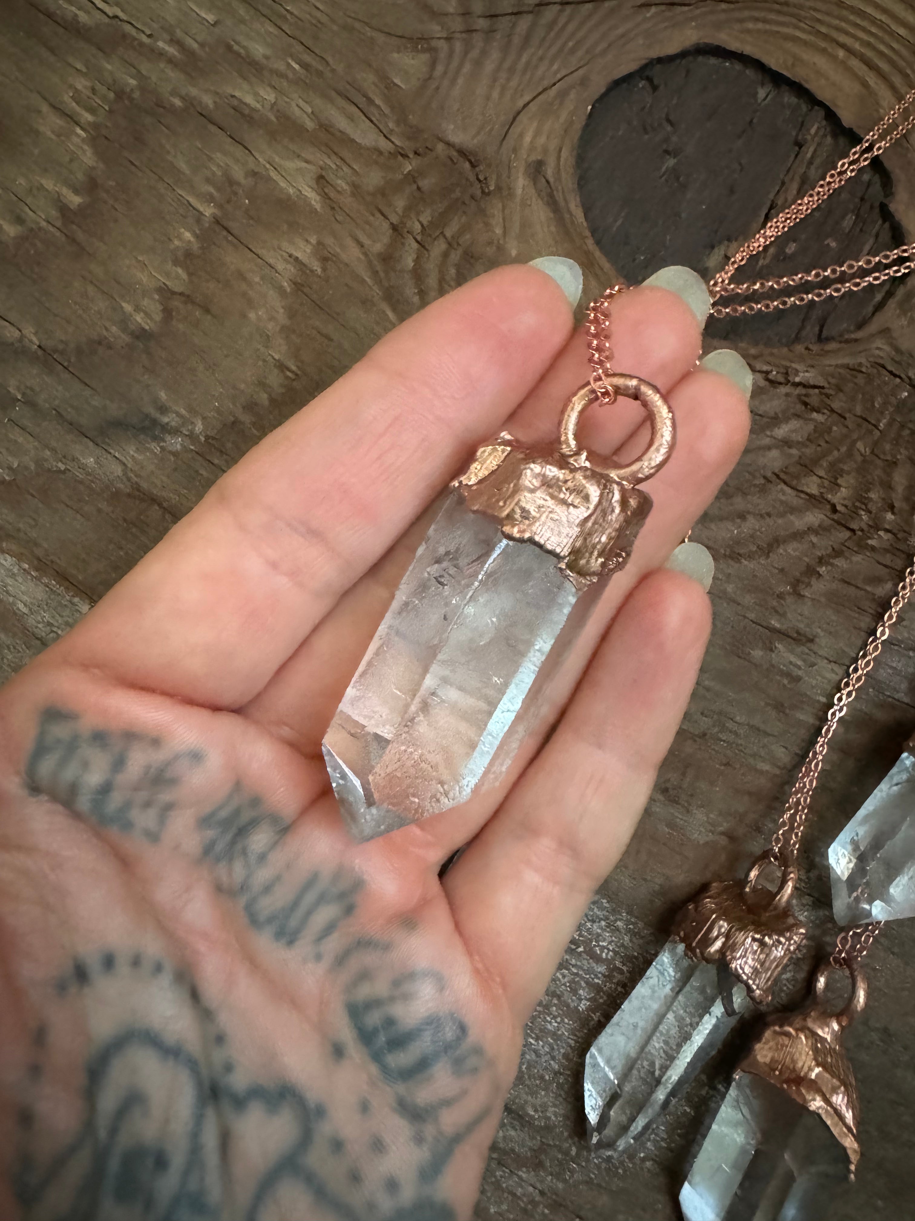 Etched Quartz Point