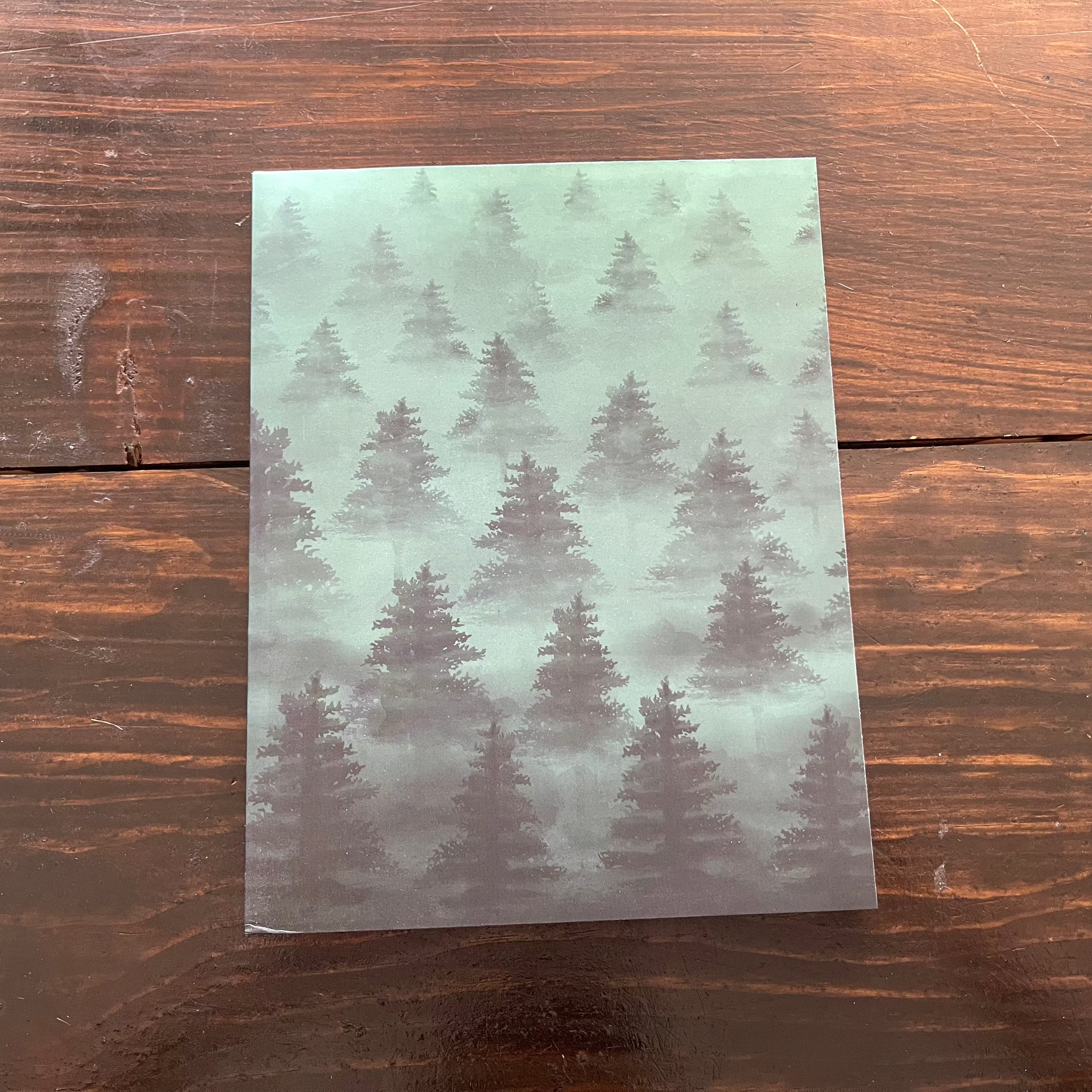 Silence of Nature Medium Layflat Journal Notebook