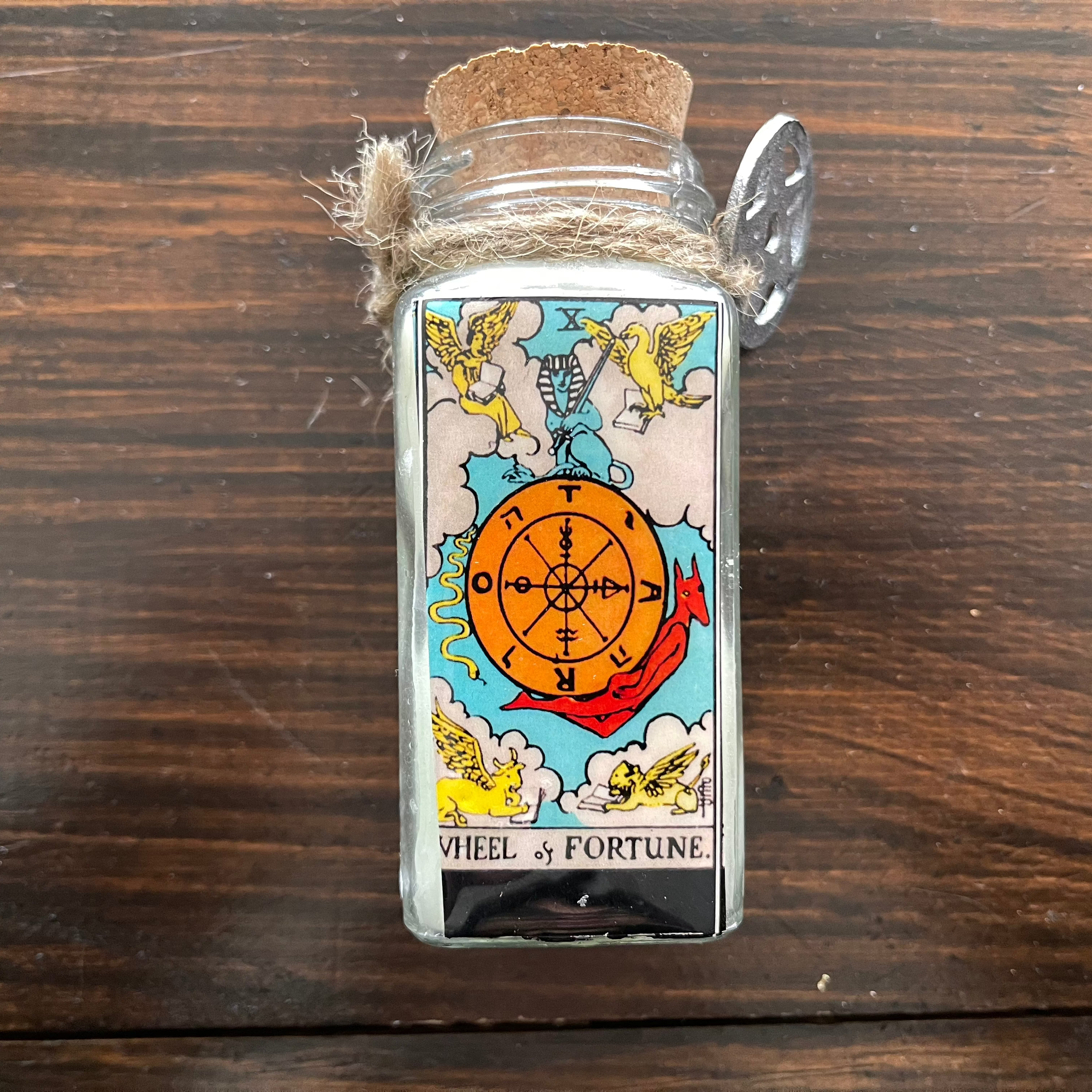 Tarot Candle: Wheel of Fortune