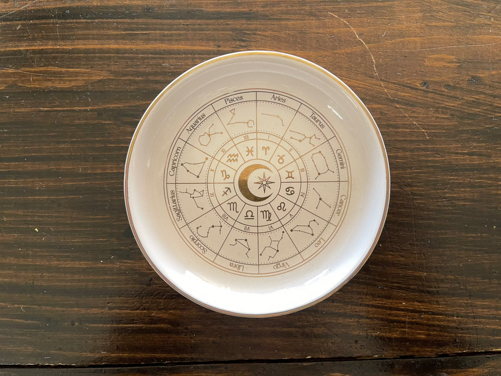 Off White Astrology Wheel Trinket Dish