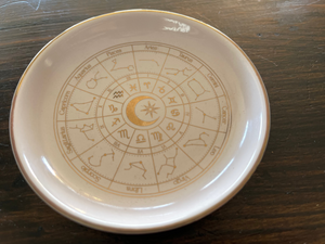 Off White Astrology Wheel Trinket Dish