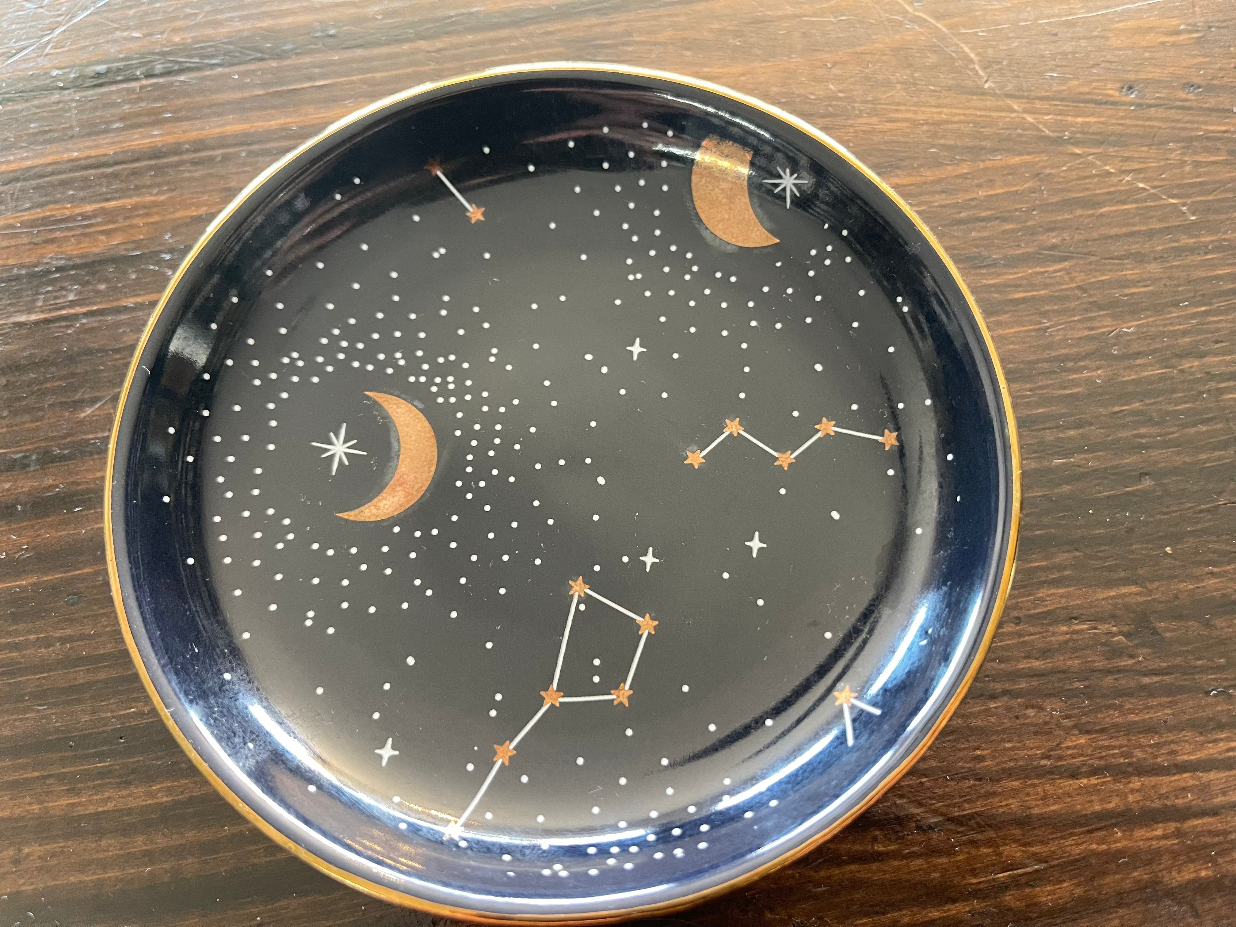 Purple Star Sign Trinket Dish