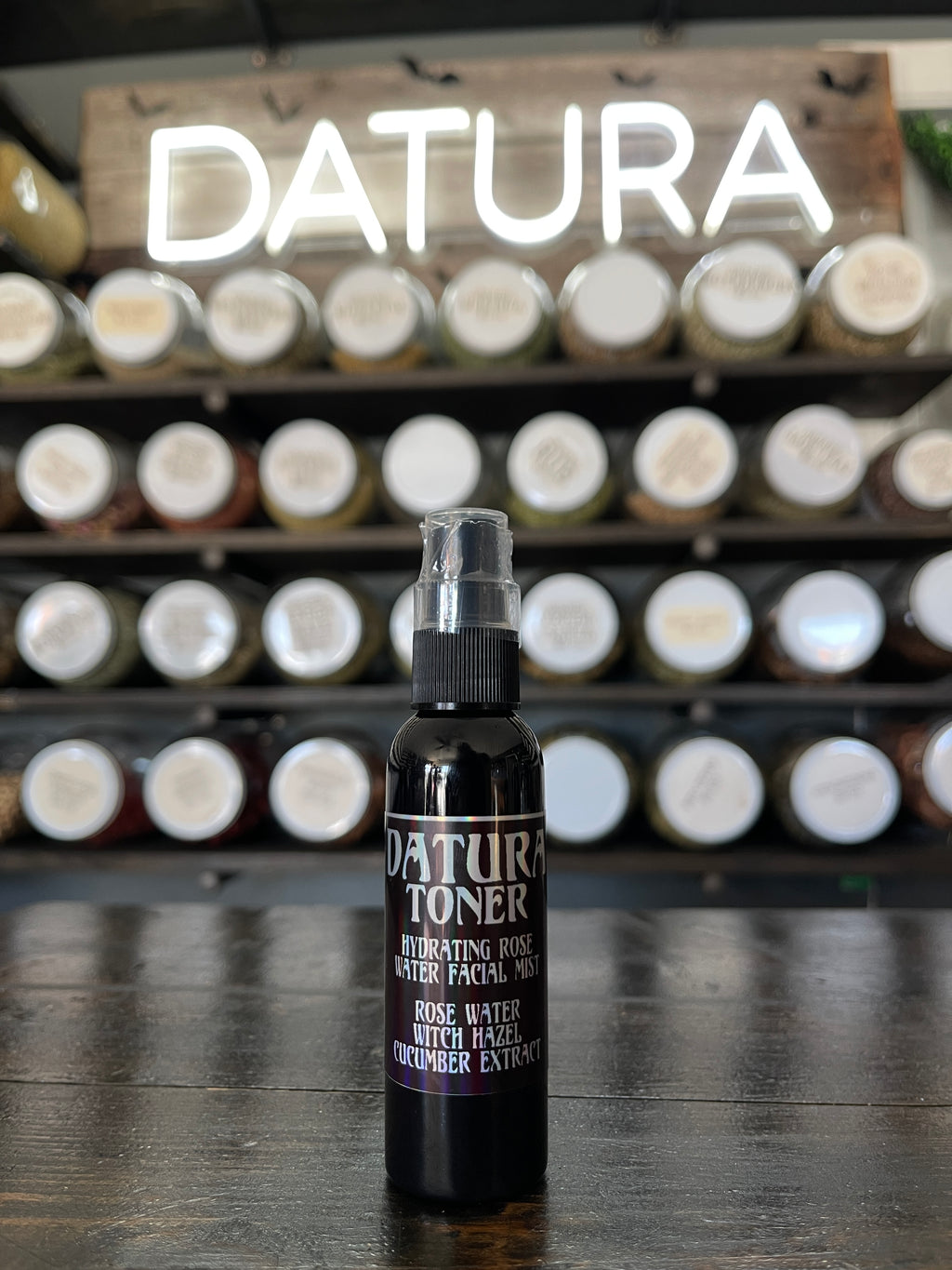 Hydrating Rose Water Facial Mist, Witch Hazel & Cucumber 2oz