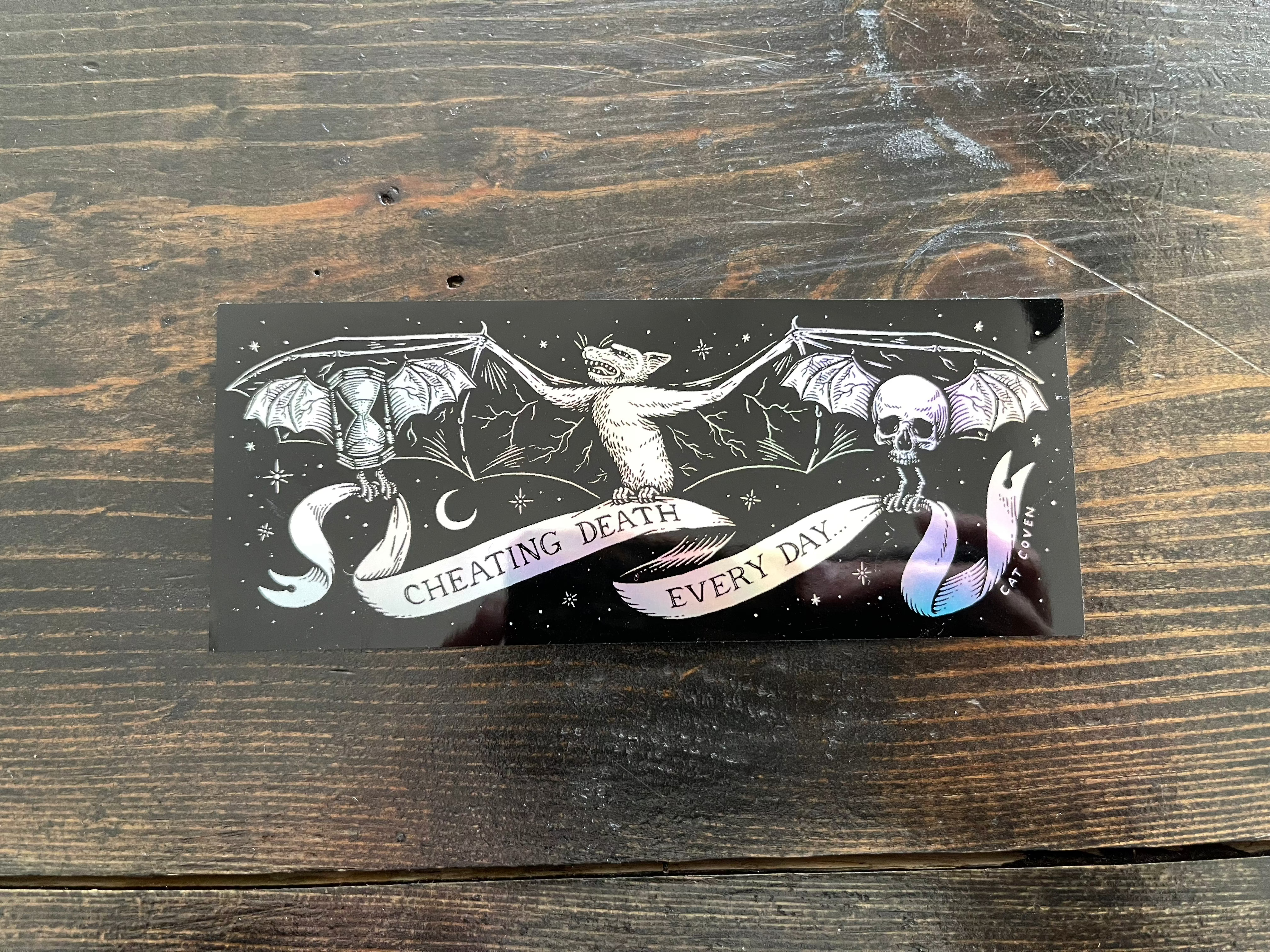 Cheating Death - Holographic Sticker