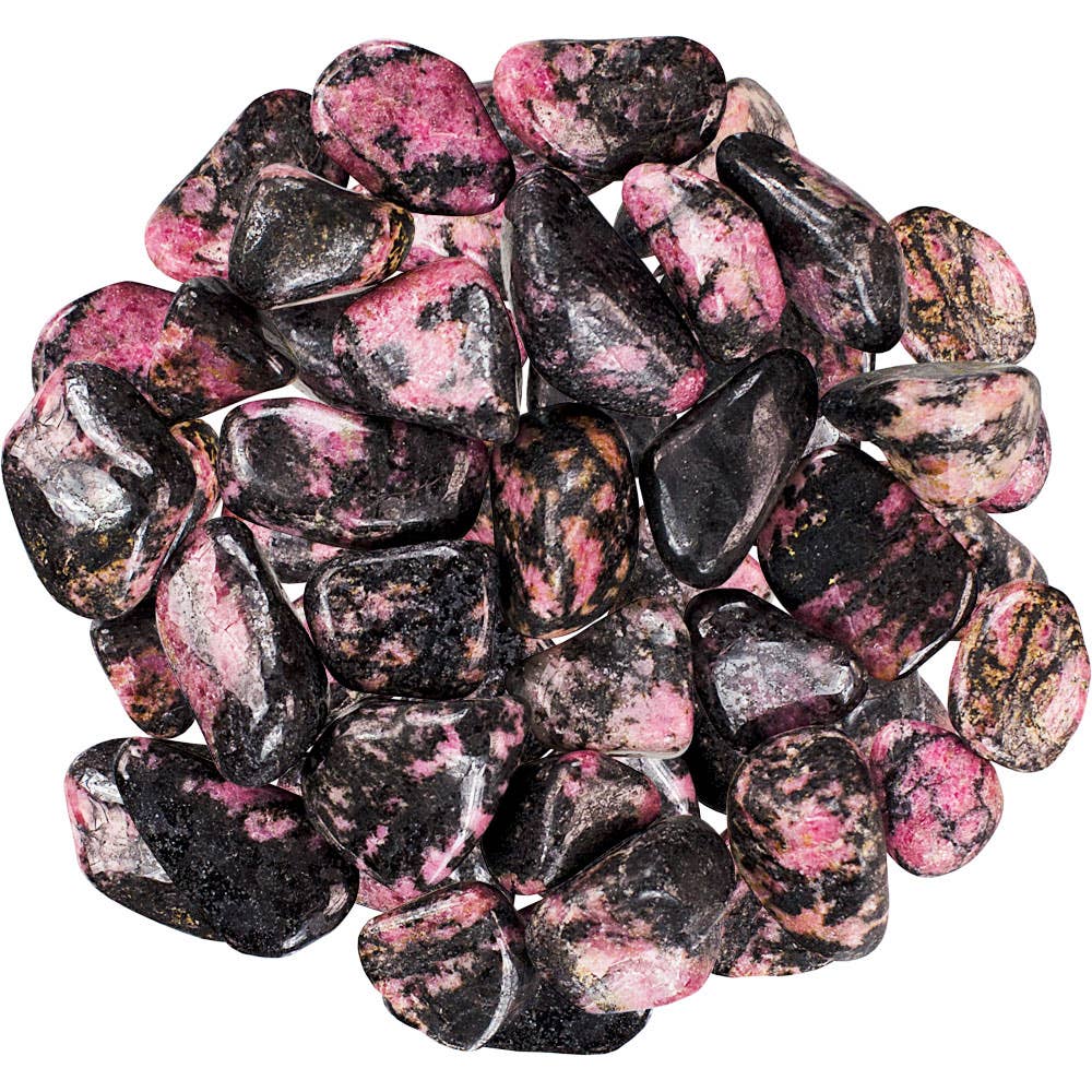 Tumbled Stone Rhodonite Grade A